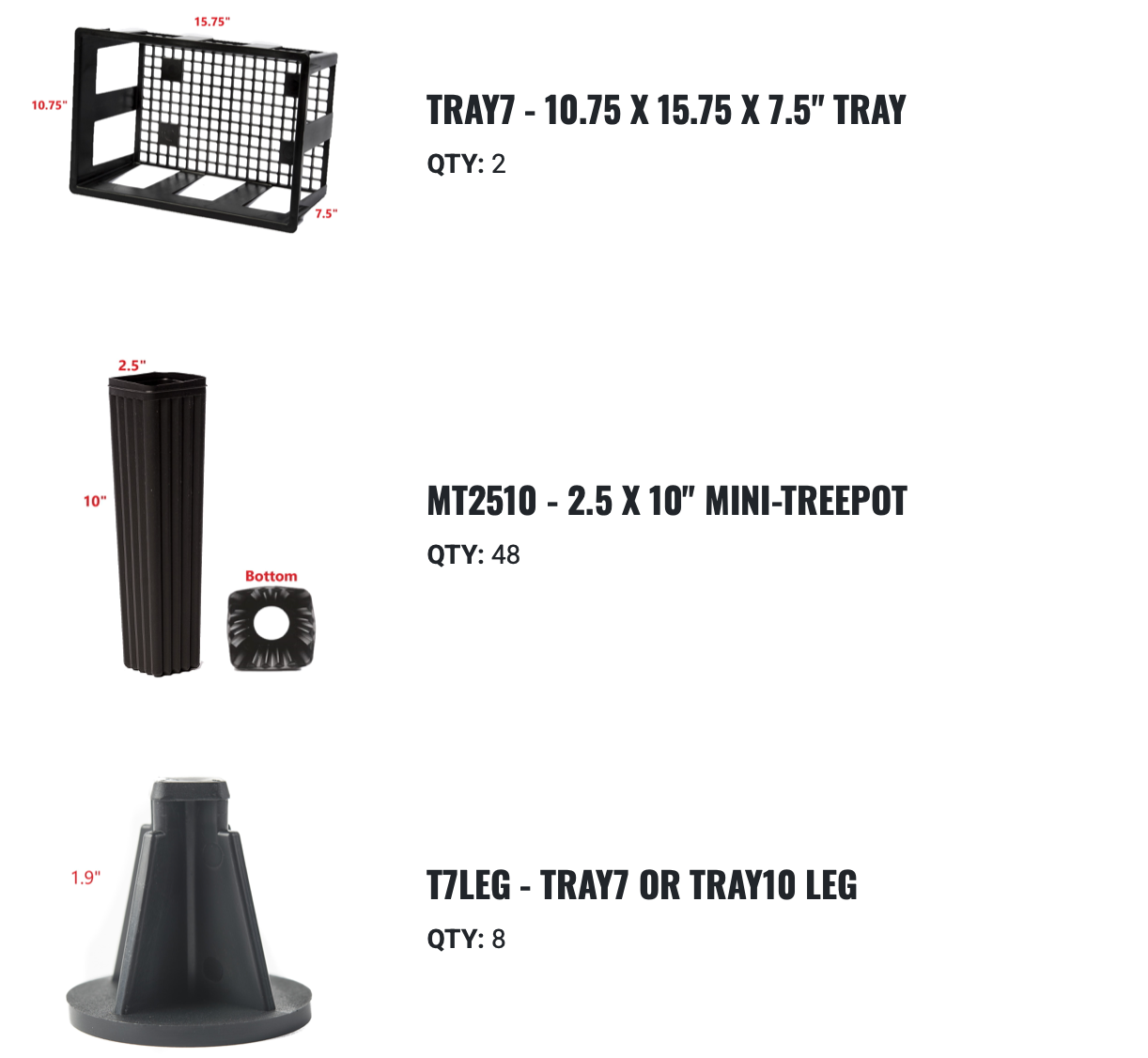 Mini Treepots™ Kits