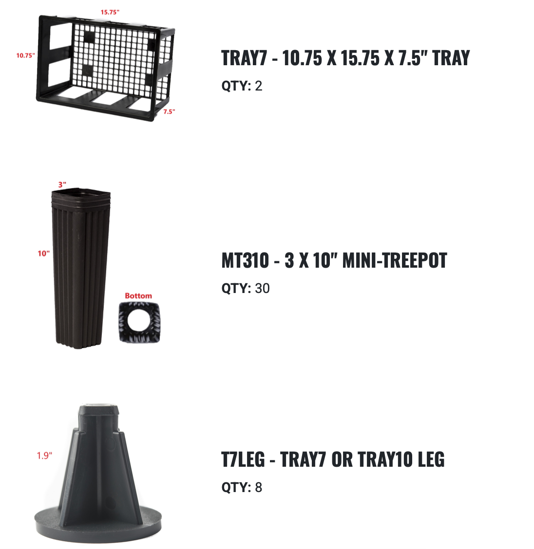 Mini Treepots™ Kits