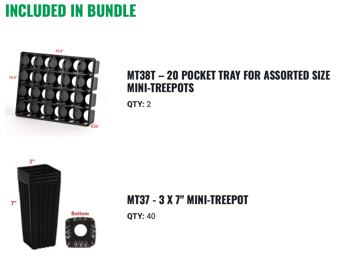 Mini Treepots™ Kits