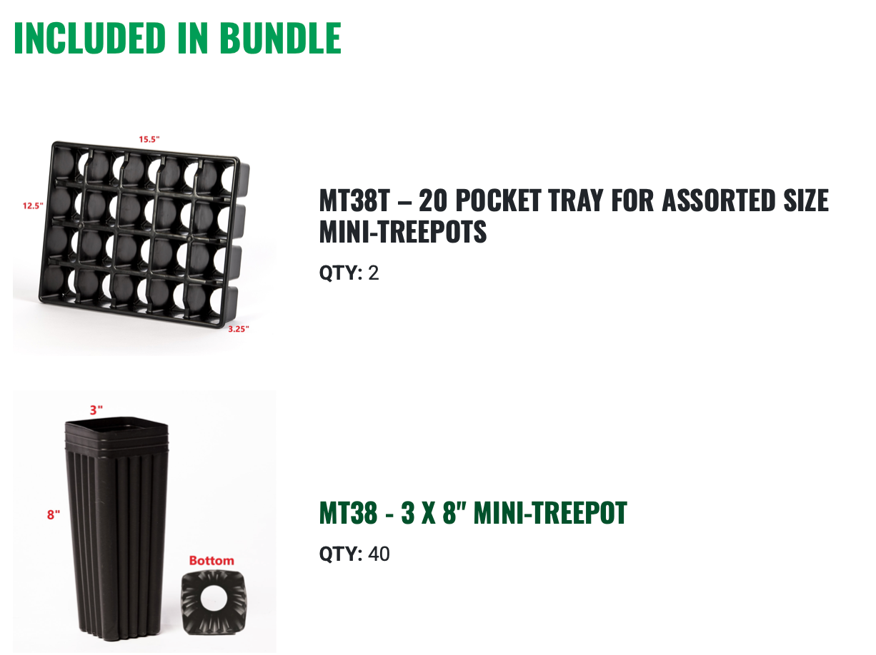 Mini Treepots™ Kits