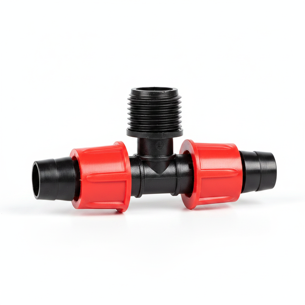 Toro Drip Irrigation Flex Connect Layflat Fittings - Male Thread Tee Tape Adapters Irrigation online shopping