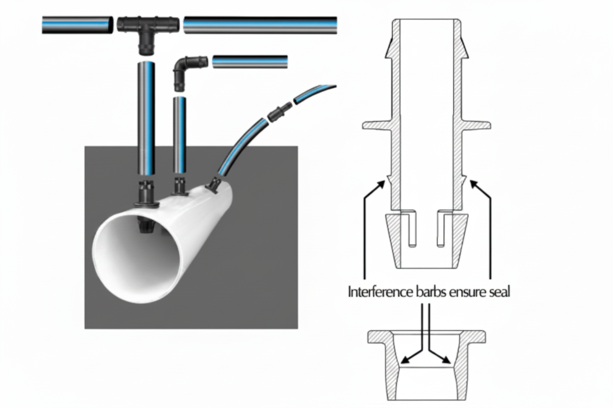Toro Drip Irrigation Xpando Take Off Fittings - Rubber Grommets Irrigation online shopping