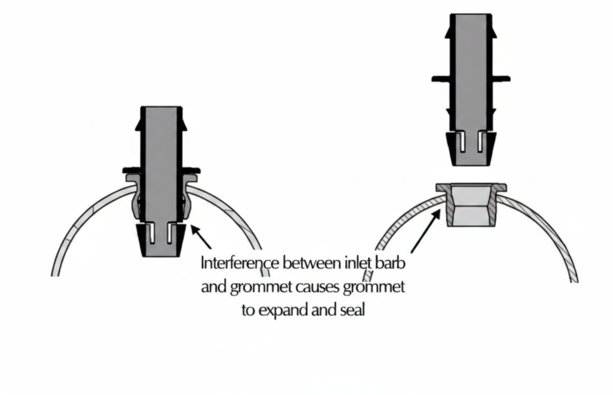 Toro Drip Irrigation Xpando Take Off Fittings - Rubber Grommets Irrigation online shopping