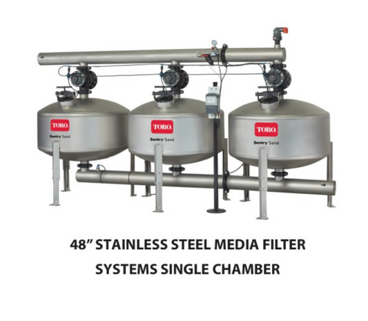 Toro SentrySand Media Filters - 48'' Carbon Steel Single Chamber Systems Irrigation online shopping