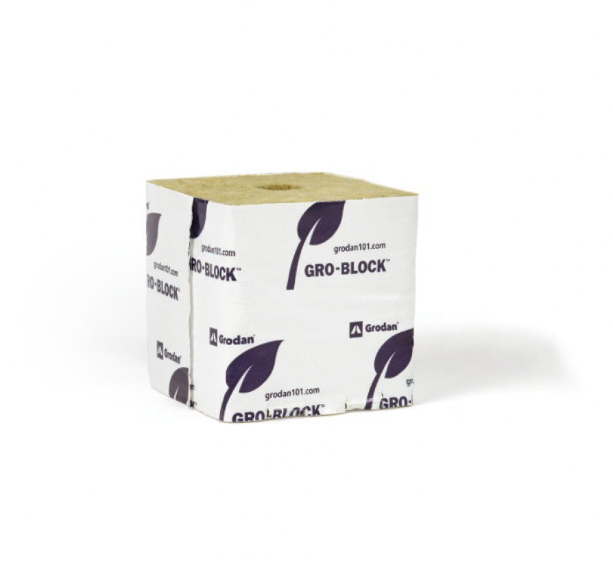 Grodan® Gro Block Improved GR10 Large 4'' – EVERGREEN