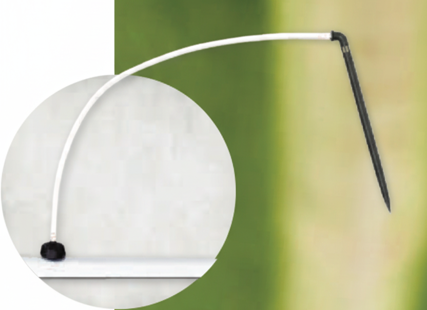 Toro Micro Irrigation White Spider Single Barbed Angle Stake Assembly - Dripper Stake Assembly Irrigation online shopping