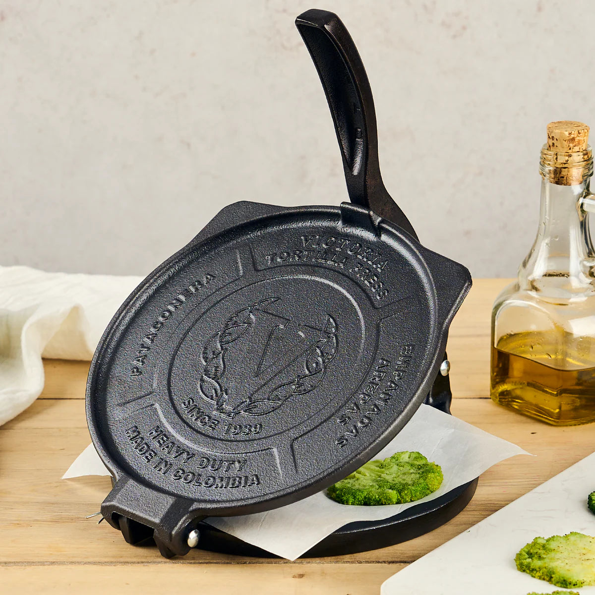 Victoria 8'' Cast Iron Tortilla Press Barbecue grill online shopping