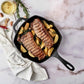 Victoria 10'' Cast Iron Square Grill Pan Barbecue grill online shopping