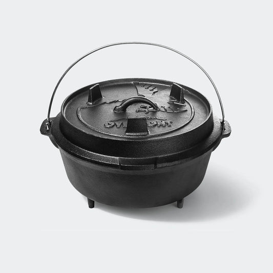 Overmont Cast Iron Camp Dutch Oven Barbecue grill online shopping
