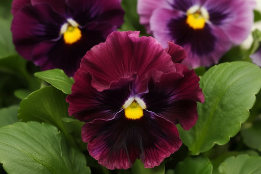 Frizzle Sizzle Raspberry Pansy Seeds online shopping