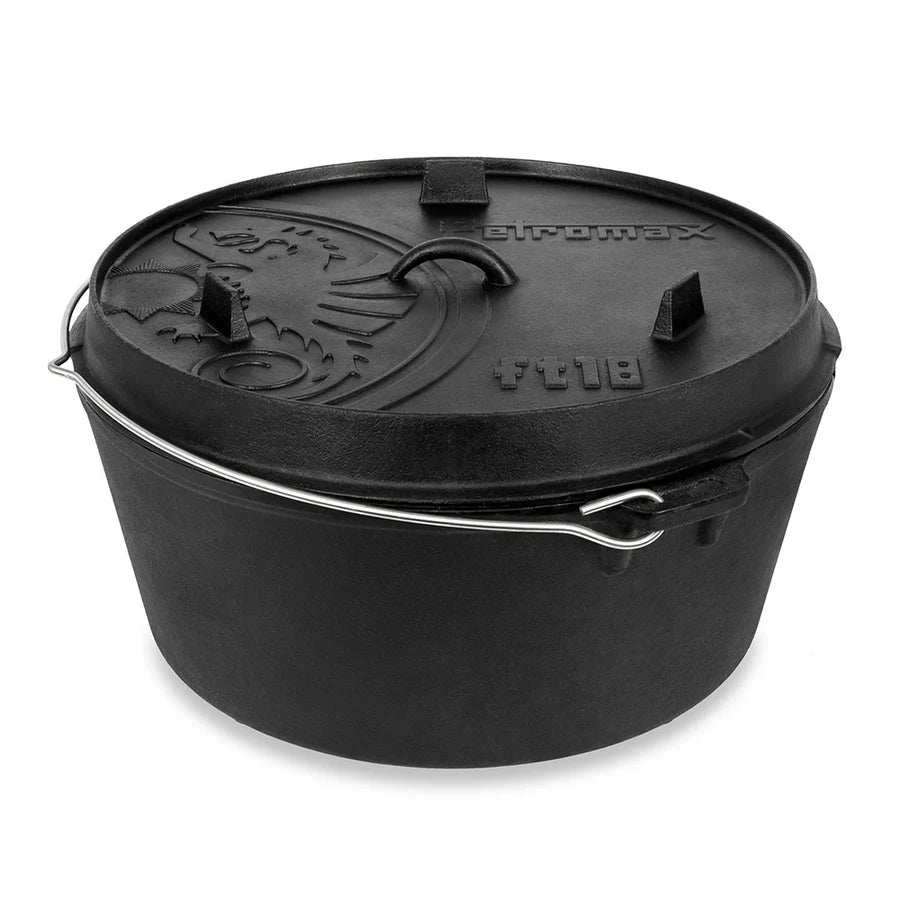 Petromax 16.1L Cast Iron Dutch Pot and 2L Lid Barbecue grill online shopping