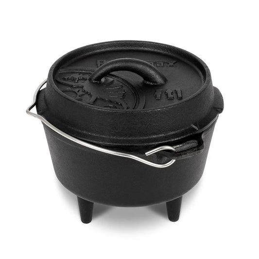 Petromax 0.93L Cast Iron Dutch Oven and 0.25L Lid with Feet Barbecue grill online shopping