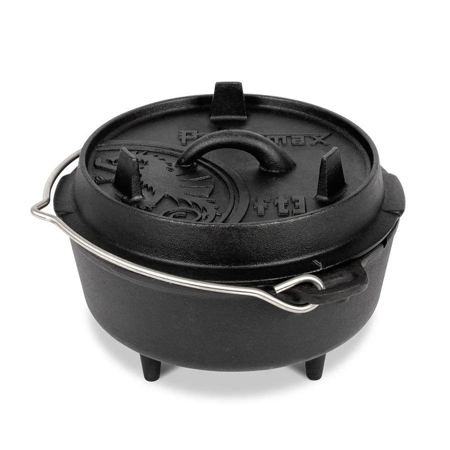 Petromax 1.6L Cast Iron Dutch Oven and 0.4L Lid Barbecue grill online shopping