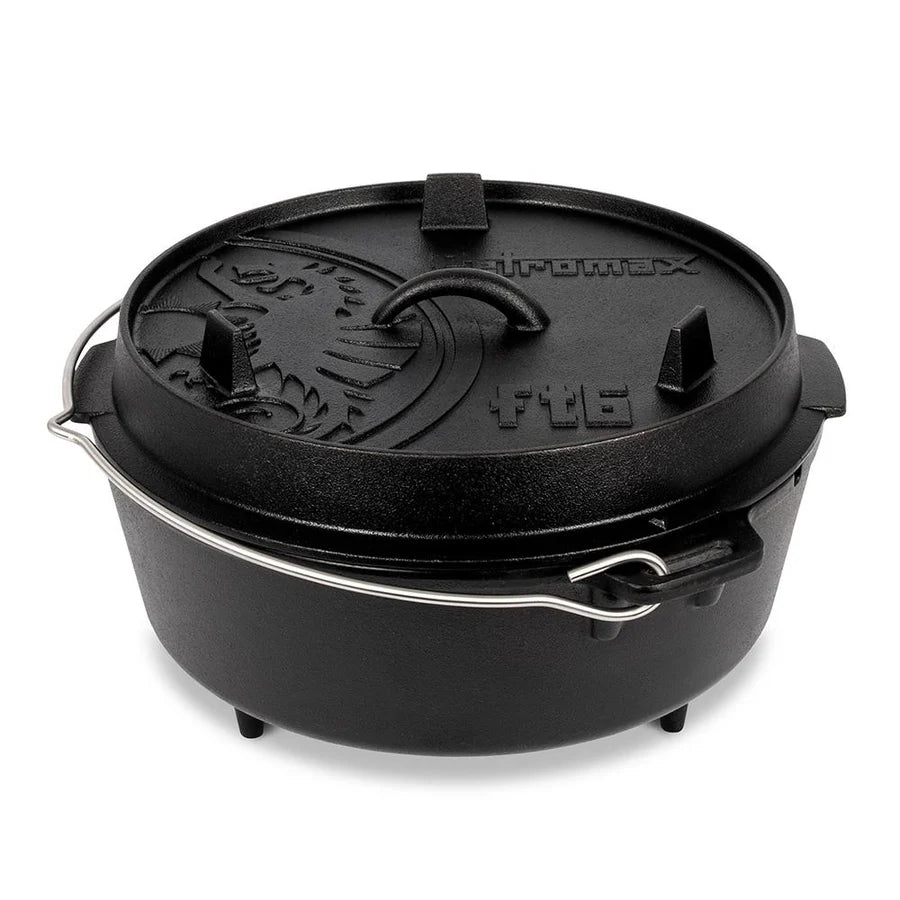 Petromax 5.5L Cast Iron Dutch Oven and 1.5L Lid Barbecue grill online shopping