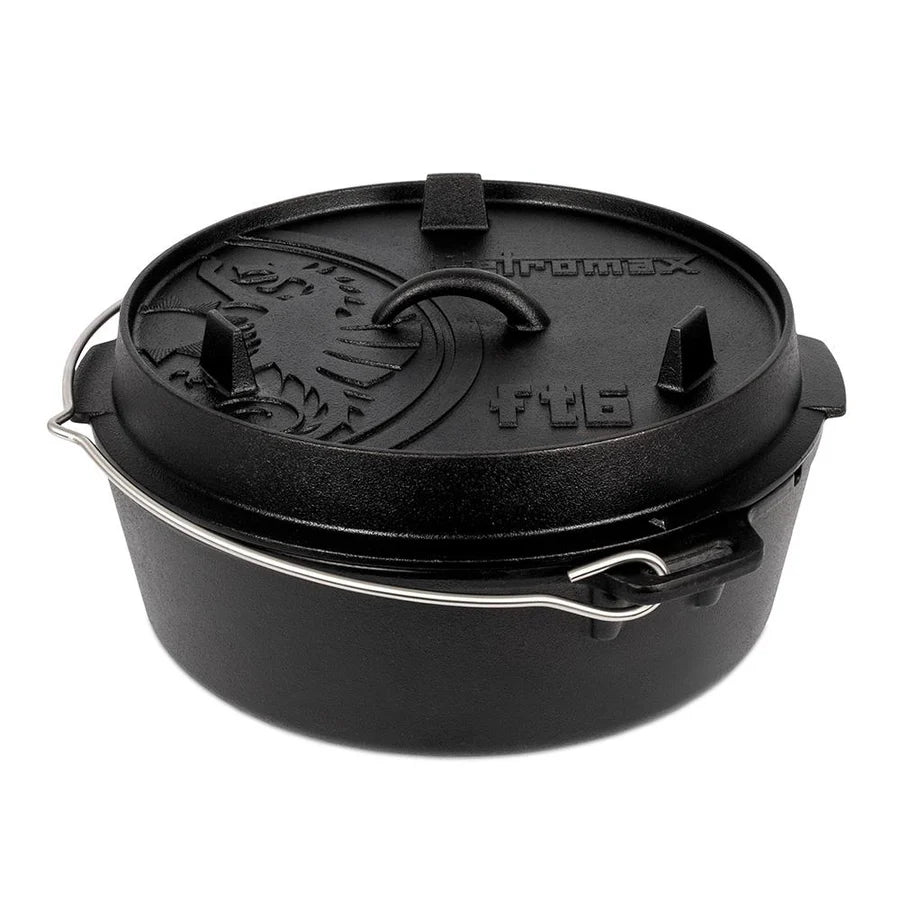 Petromax 5.5L Cast Iron Dutch Oven and 1.5L Lid Barbecue grill online shopping