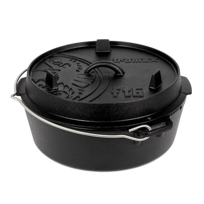 Petromax 5.5L Cast Iron Dutch Oven and 1.5L Lid Barbecue grill online shopping