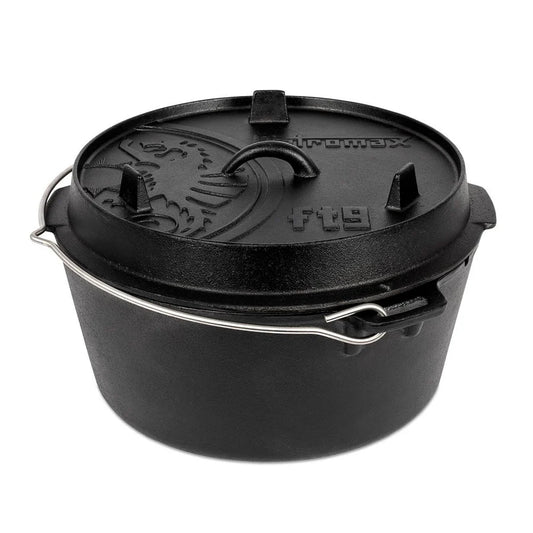 Petromax 7.5L Cast Iron Dutch Oven and 1.5L Lid Barbecue grill online shopping