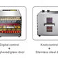 Heavybao Home Dehydrator Mini Household Dryer Fruit, Vegetable, Herb and Meat Drying Machine
