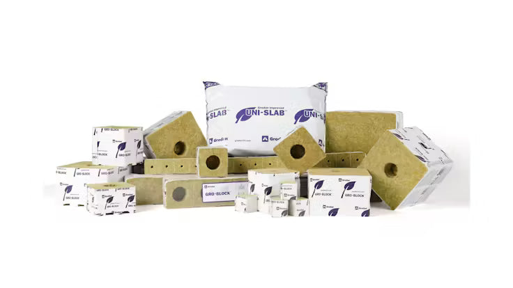 Leading edge stone wool growing media by Grodan®.