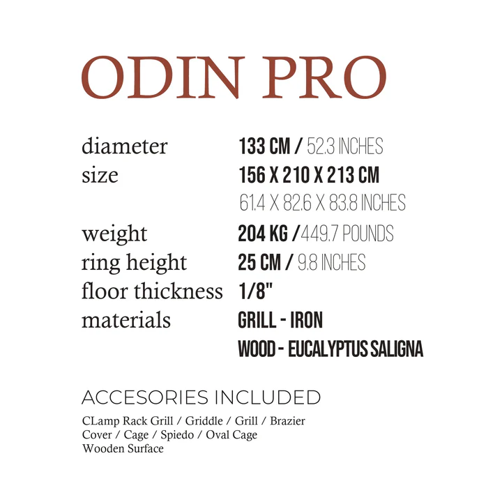 Odin Pro Charcoal Grill