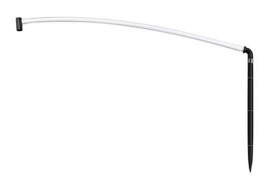 Toro Micro Irrigation White Spider Single Barbed Angle Stake Assembly - Elbow Fitting, Leader Tube, Angle Barbed Stake Irrigation online shopping
