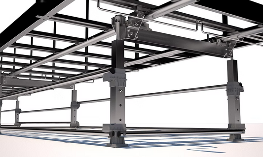 Active Aqua 4' Wide IZON Rolling bench