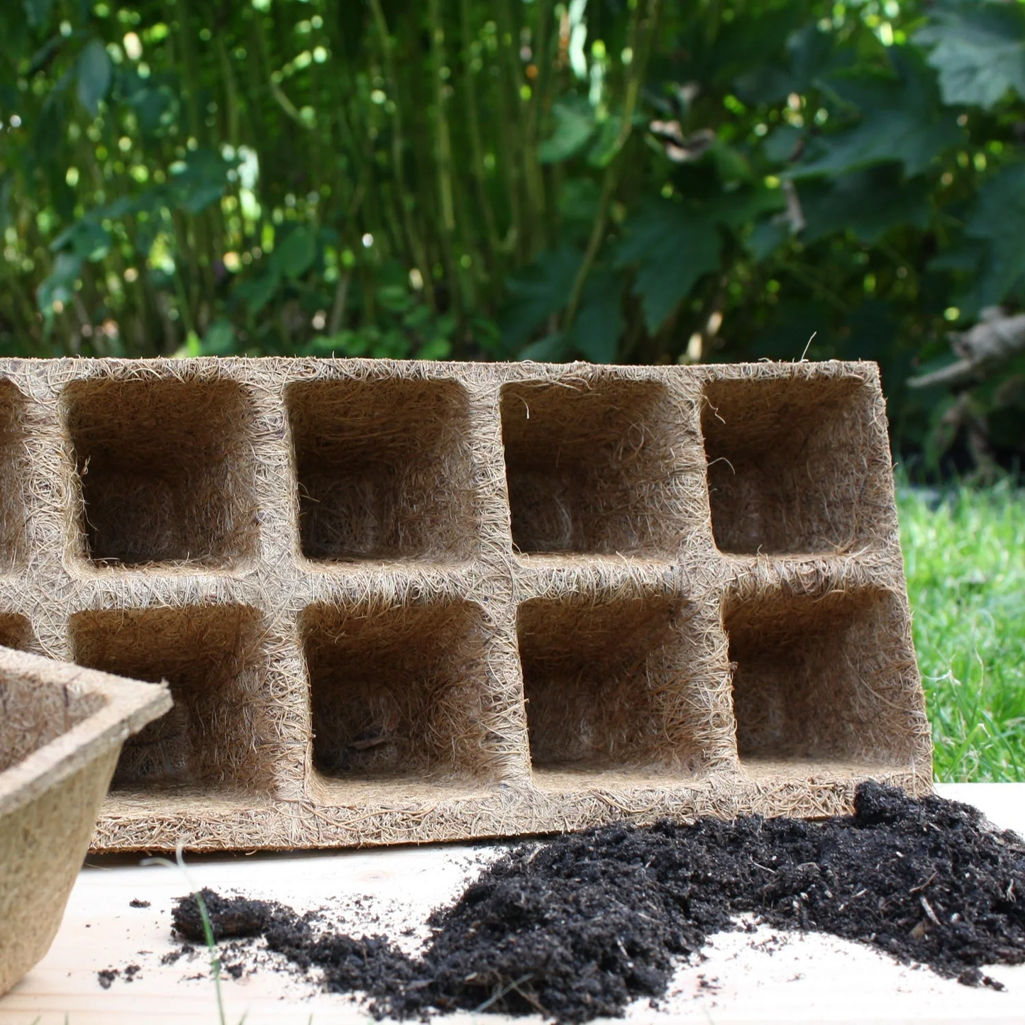 Rubberized Organic Coco Coir Seedling Tray