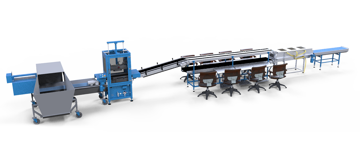 TTA ISO Manual Cutting Sticking Line