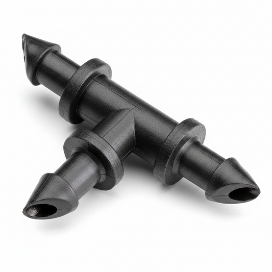 Toro Irrigation Barbed Dripline and Hose Fittings - 4mm Inside Diameter Barbed Tee