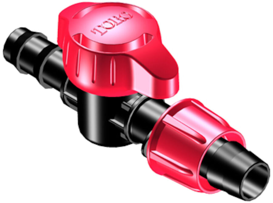 Toro Irrigation Drip Tape Fittings - Shutoff Valves x Insert Hose Barb Adapters Irrigation online shopping