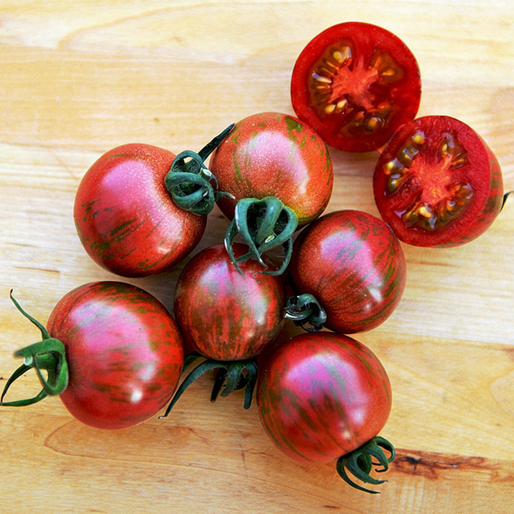 Purple Bumble Bee Organic Tomato