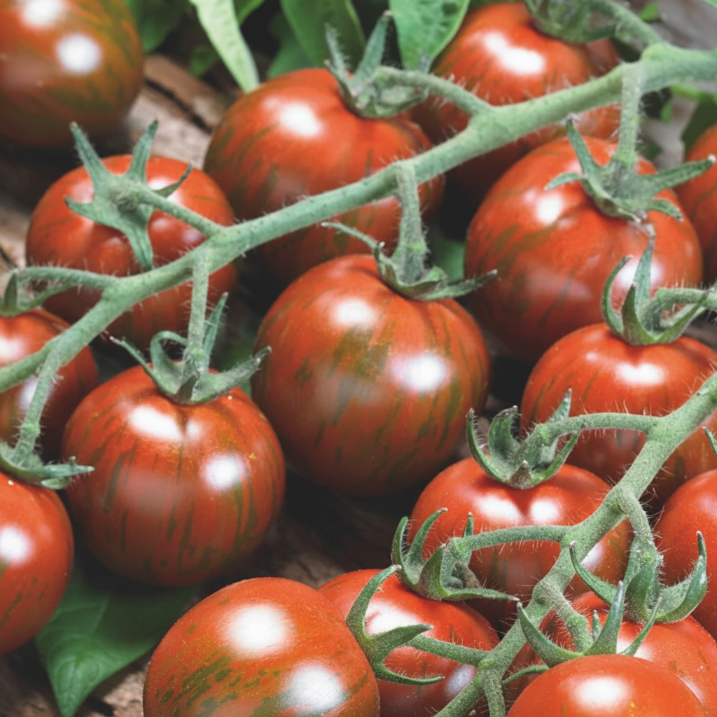 Purple Bumble Bee Organic Tomato