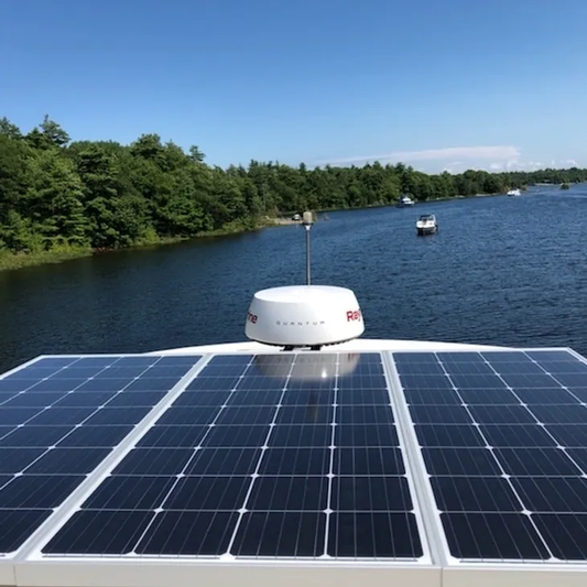 220W Rigid Mono Crystalline Boat Kit