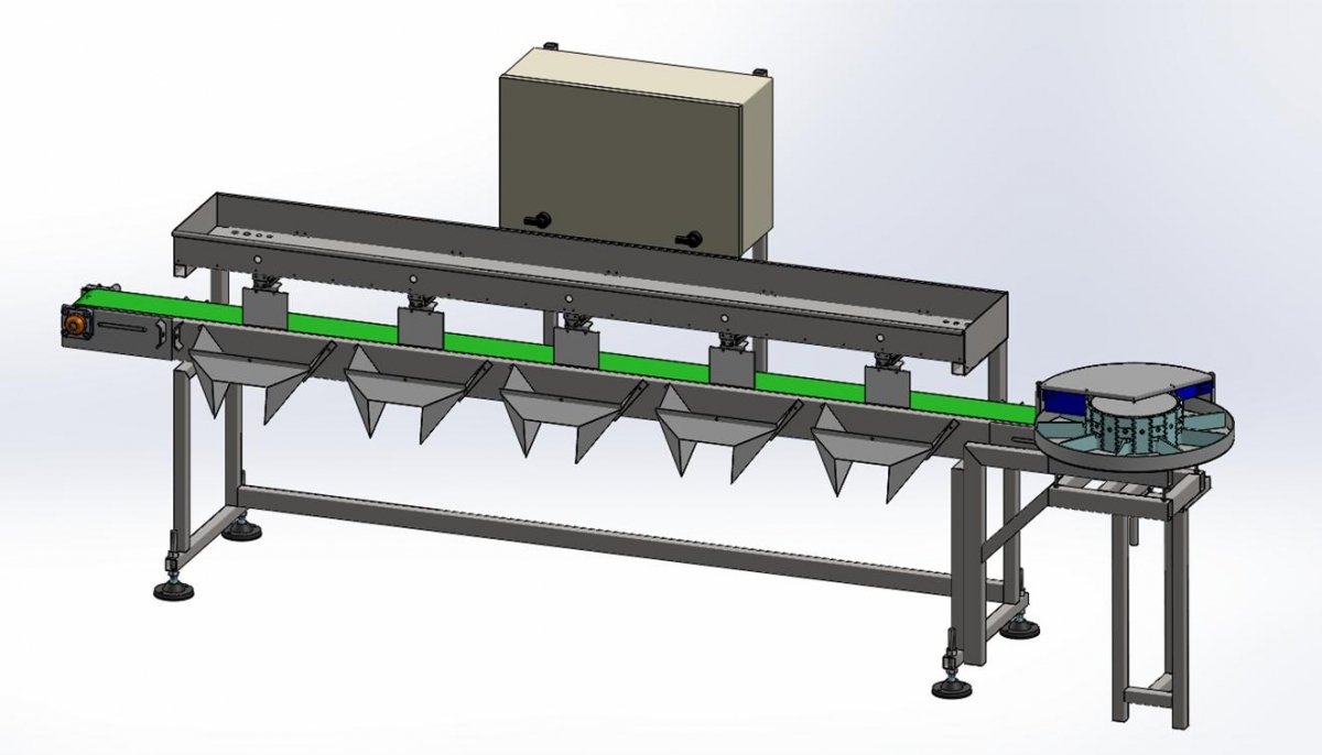 Hardouin Oyster Single Effect Linear Grader