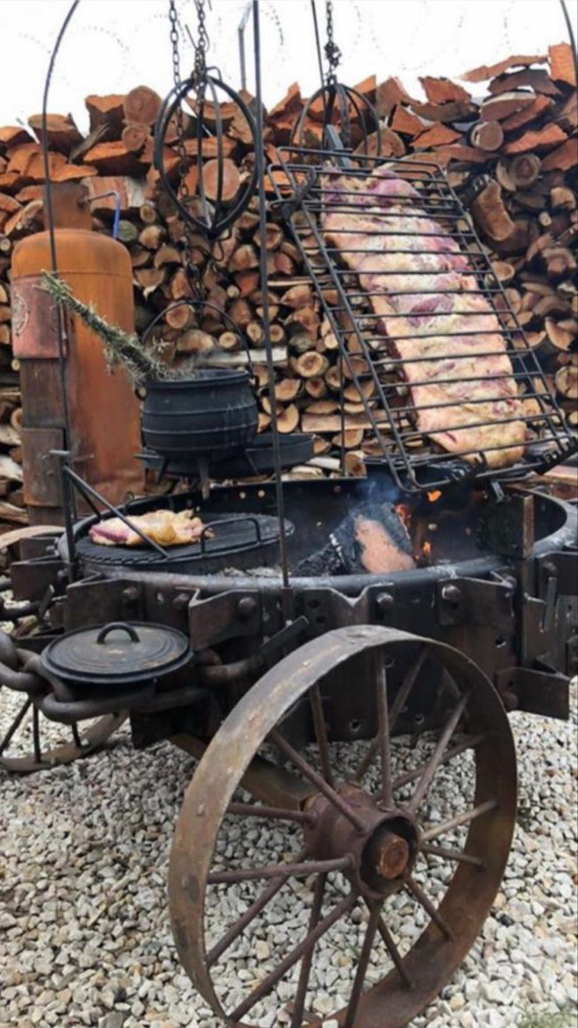 Outdoor activities open fire cooking grilling accessories 