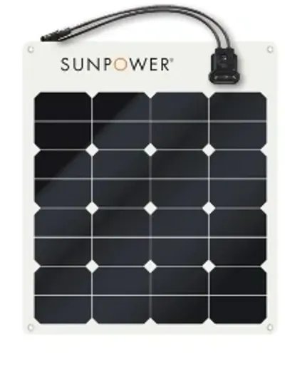 Sunpower E FLEX 50W Semi Flexible Solar Panel solar energy online shopping