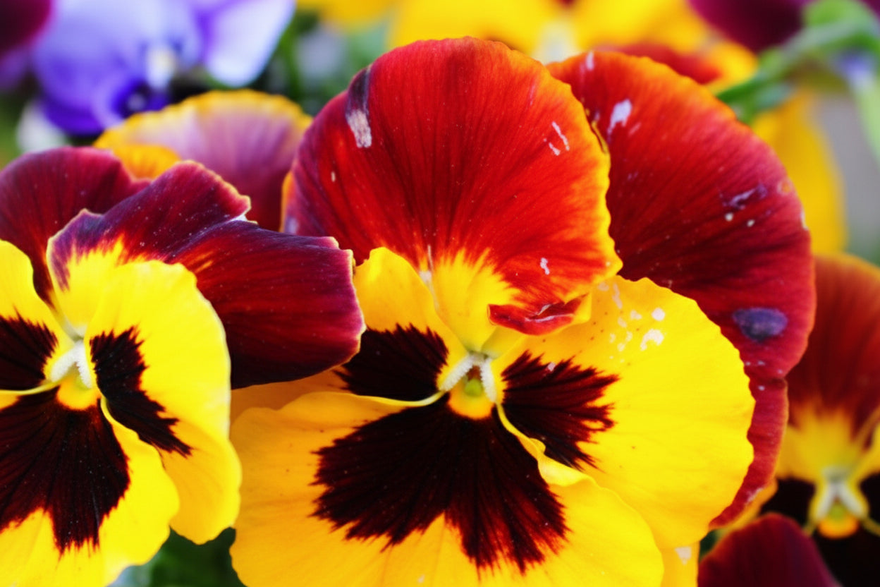Swiss Giants Mix Pansy Seeds online shopping