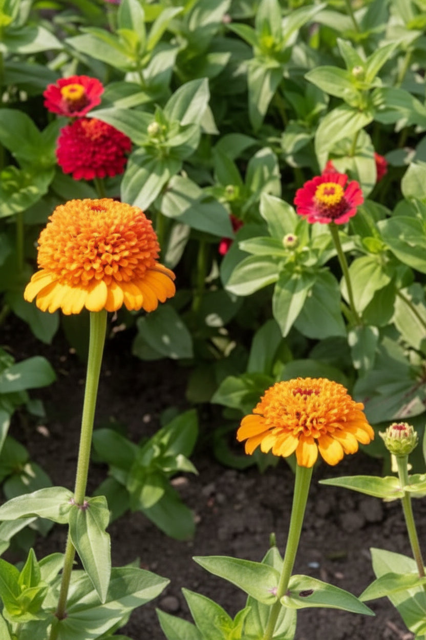 Orange Cupcake Zinnia Seeds online shopping