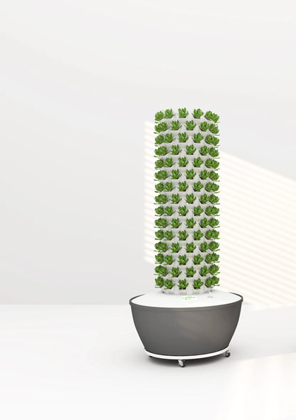 Lyine Vertical Growing Hydroponic Tower with Cube Growing System and Electric Timer