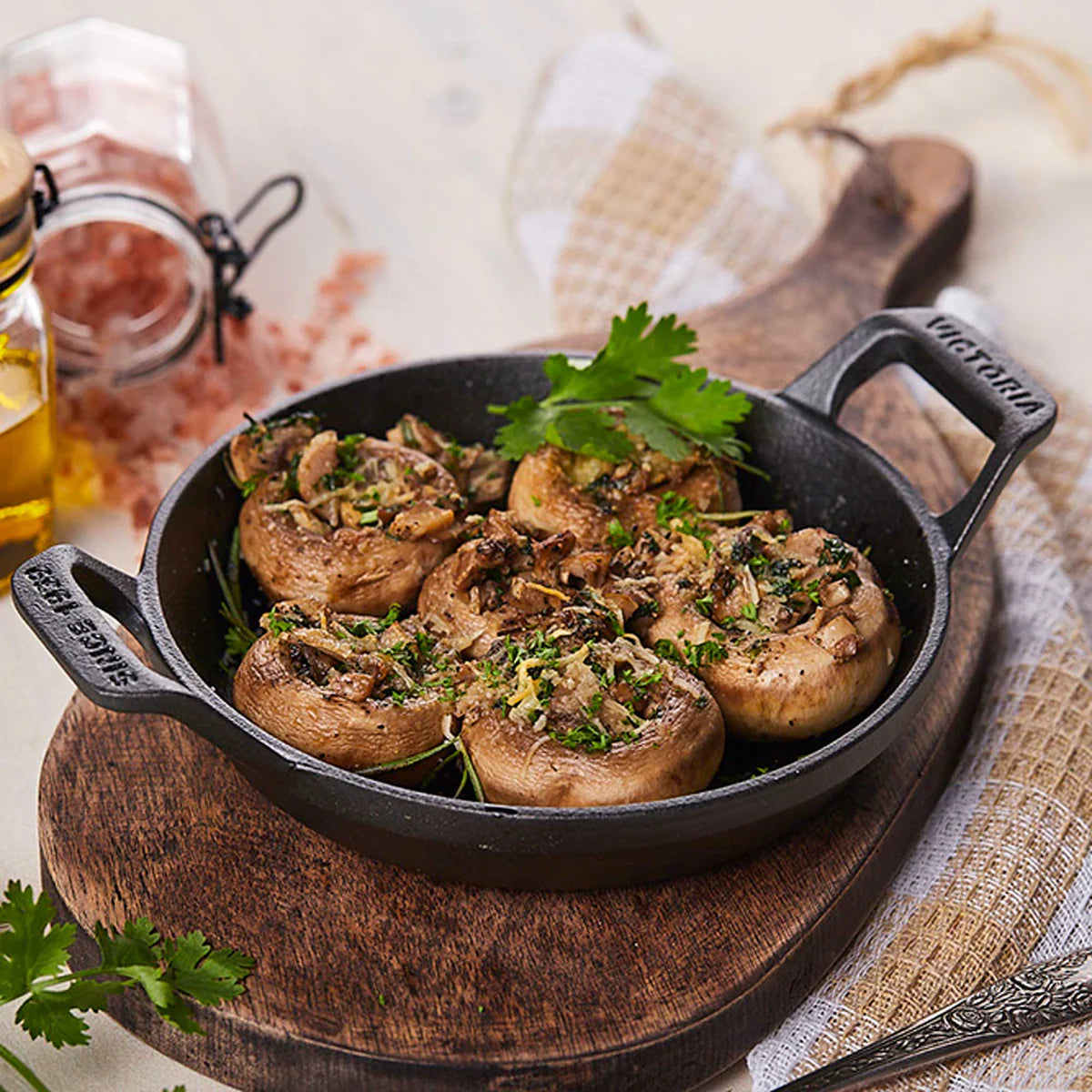 Victoria Cast Iron Mini Round Casserole Dish Barbecue grill online shopping