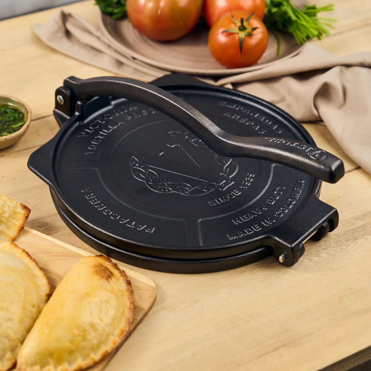 Victoria 10'' Cast Iron Tortilla Press Barbecue grill online shopping