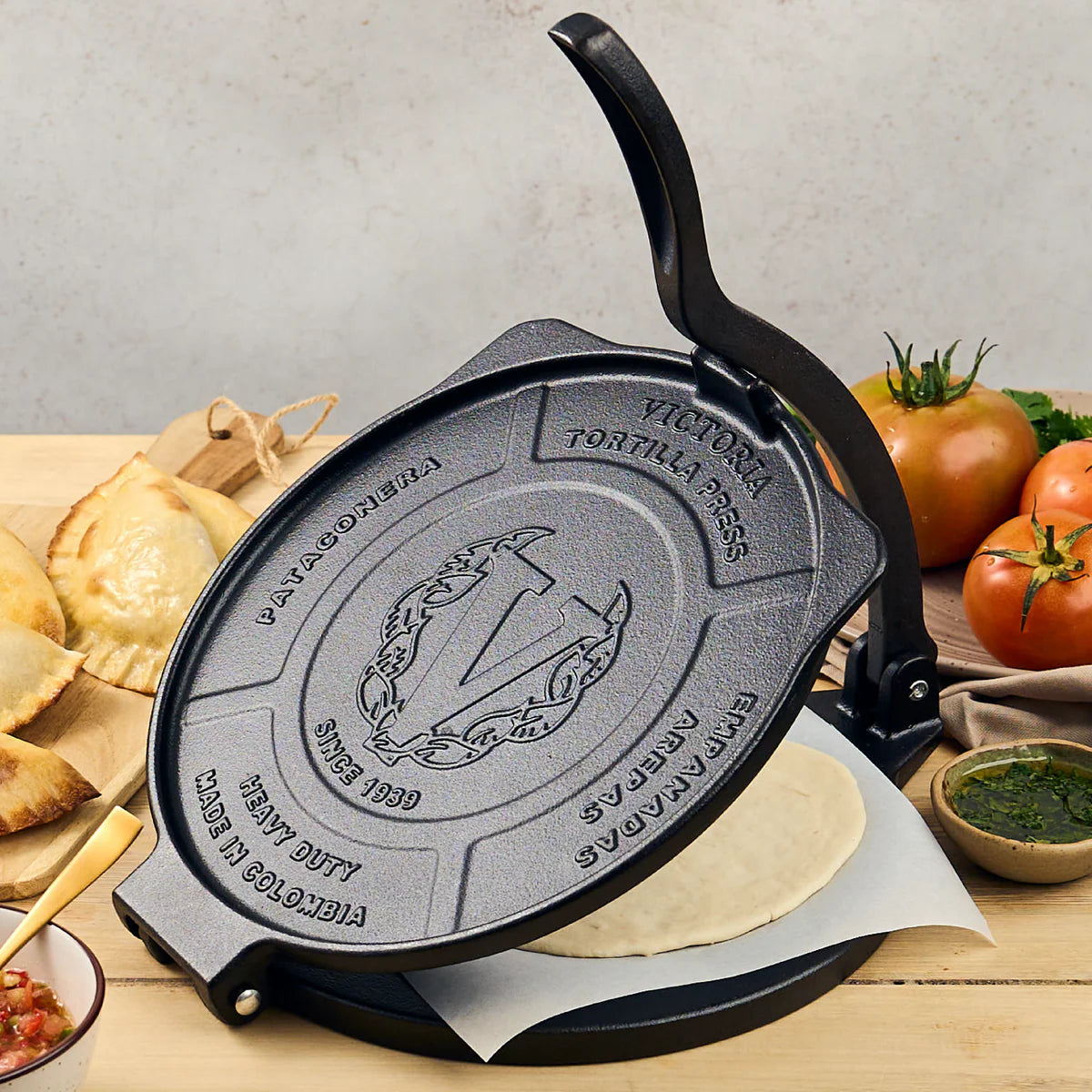 Victoria 10'' Cast Iron Tortilla Press Barbecue grill online shopping