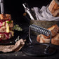 Victoria Round Cast Iron Meat Press with A Wire Handle Barbecue grill online shopping
