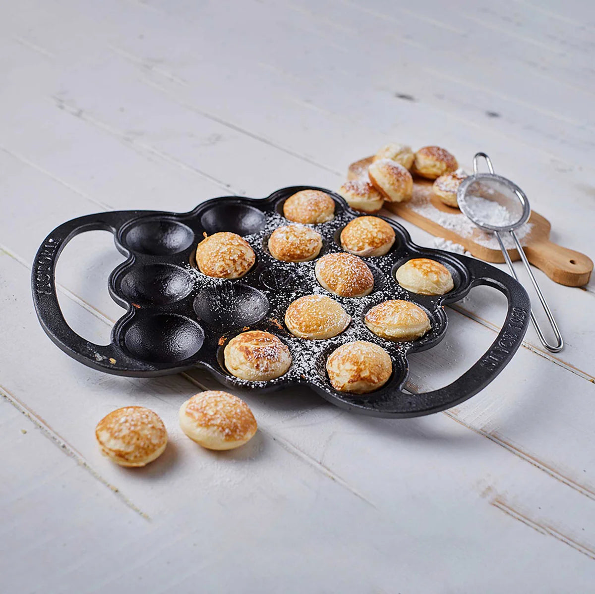 Victoria Cast Iron Poffertjes Pancake Pan Barbecue grill online shopping