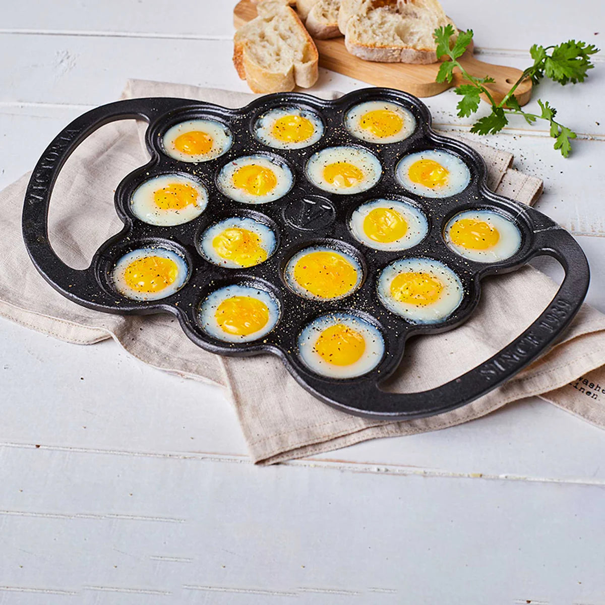 Victoria Cast Iron Poffertjes Pancake Pan Barbecue grill online shopping