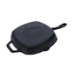 Victoria 10'' Cast Iron Square Grill Pan Barbecue grill online shopping